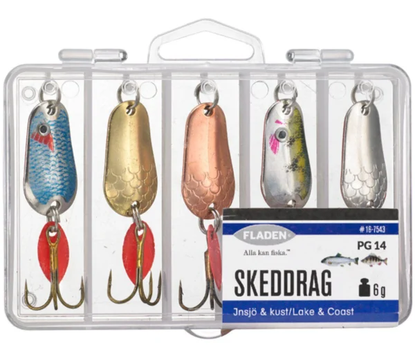 Skeddrag 5p i box 6g