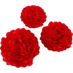 Pappers pompomer röd 3 pack