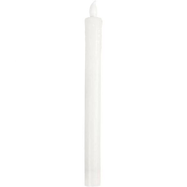 LED Stearinljus H: 24,5 cm, Dia. 20 mm Bästsäljare!