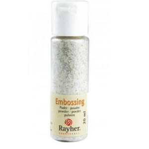 Embossing färgpulver 20 ml Marmorerad vit