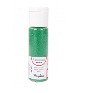 Embossing färgpulver 20 ml Mörkgrön