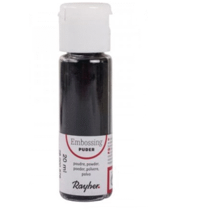 Embossing färgpulver 20 ml Svart