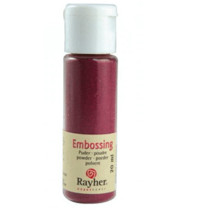 Embossing färgpulver 20 ml Vinröd